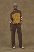 CYCLE LINE JERSEY PANTS -BROWN-